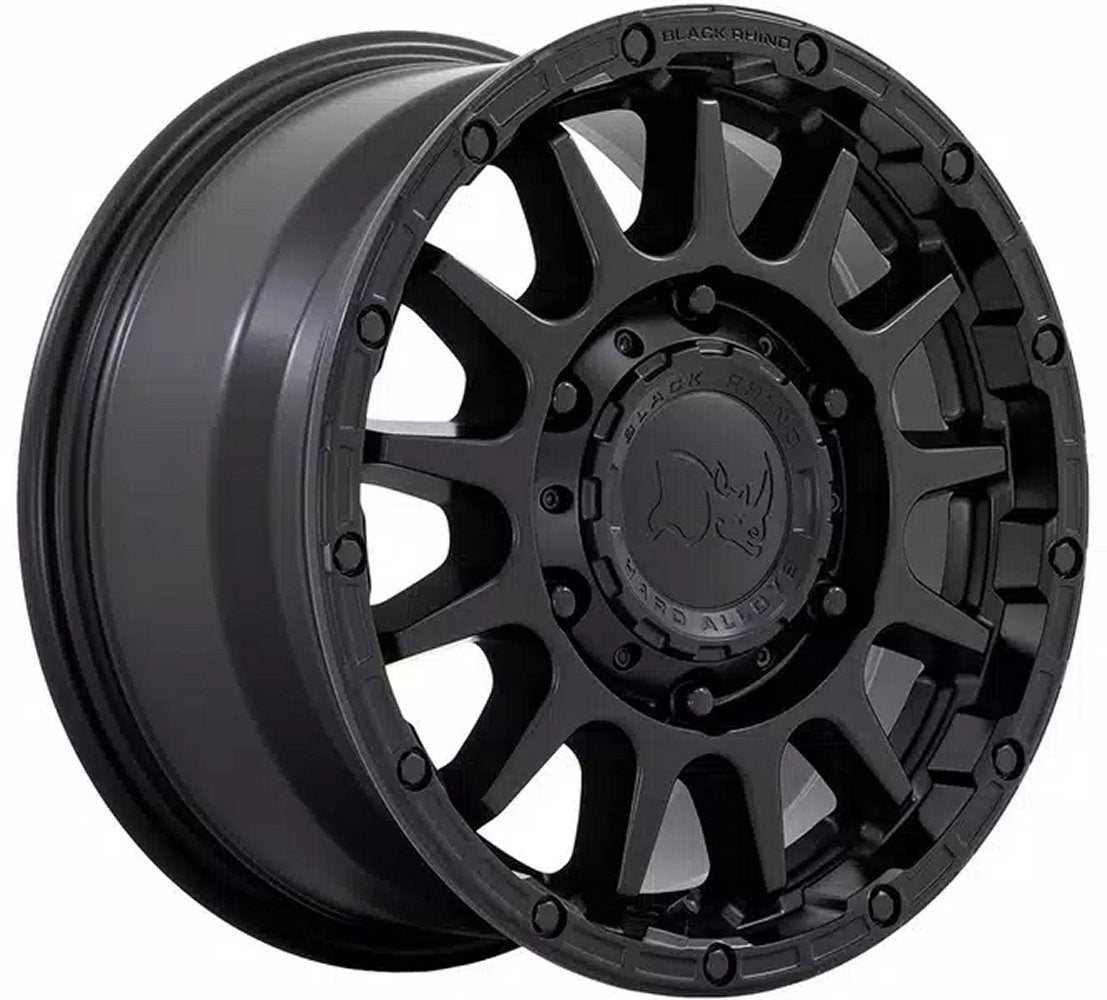 16x8 Black Rhino Sequoia Matte Black 6x180 60mm - Flex Offroad