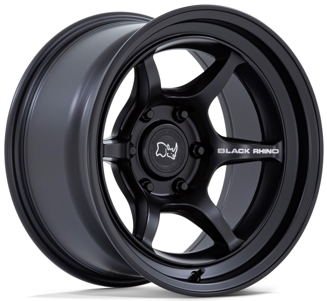 17x8.5 Black Rhino Shogun Matte Black 5x5/127 -10mm - Flex Offroad
