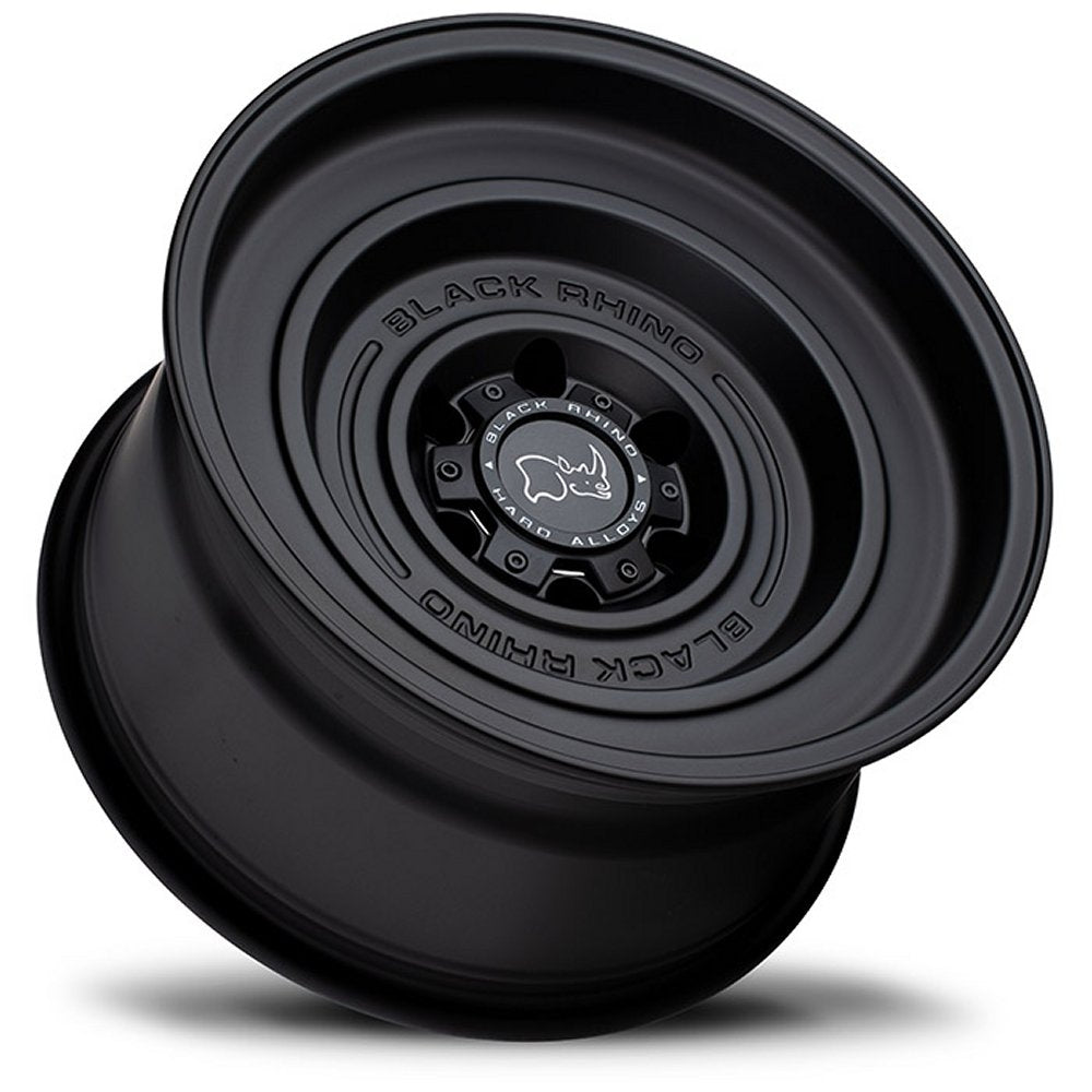 17x9.5 Black Rhino Solid Matte Black 5x5/127 -18mm - Flex Offroad