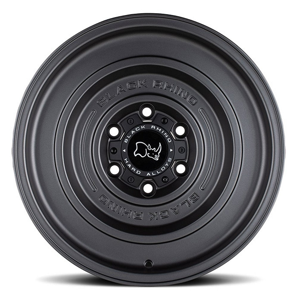 17x9.5 Black Rhino Solid Matte Gun Black 6x5.5/139.7 -12mm