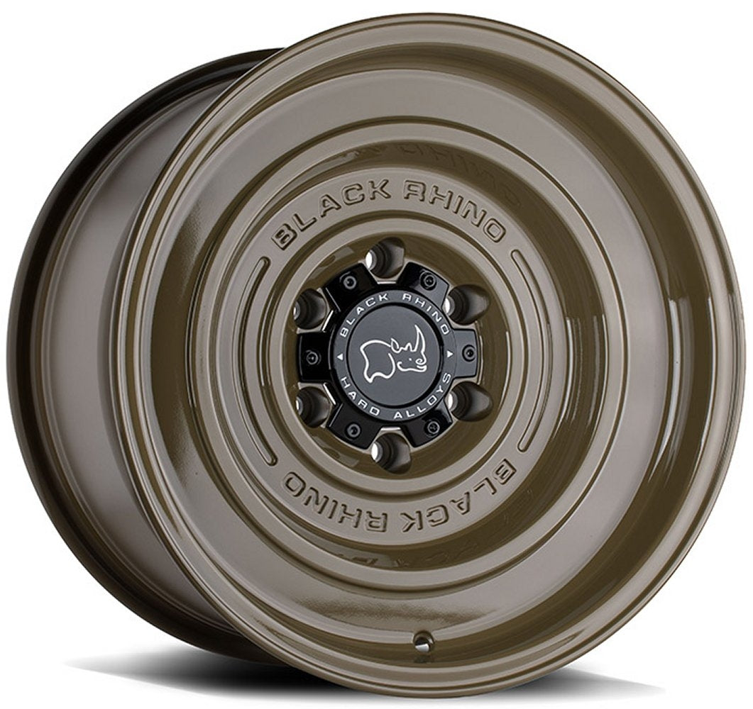 17x9.5 Black Rhino Solid Gloss Alligator Green 6x5.5/139.7 -12mm - Flex Offroad