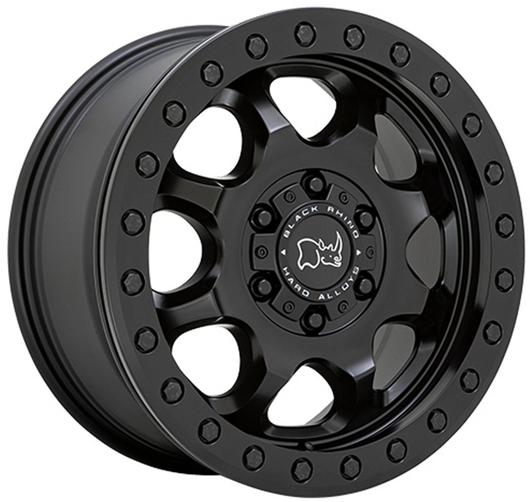 (Clearance - No Returns) 17x8.5 Black Rhino Venture Beadlock Matte Black 6x130 38mm - Flex Offroad