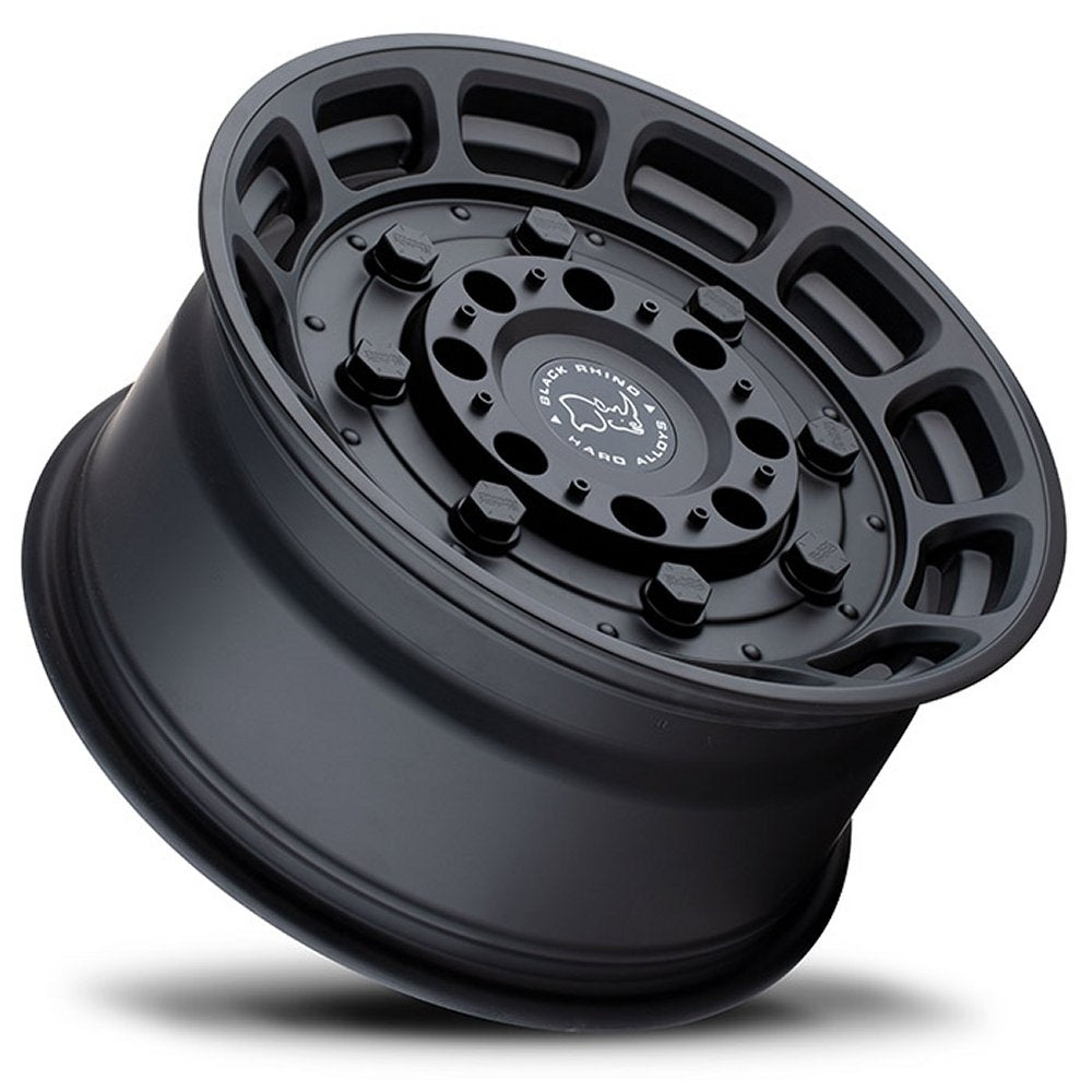 (Clearance - No Returns) 20x9.5 Black Rhino Warthog Matte Black 5x5/127 2mm