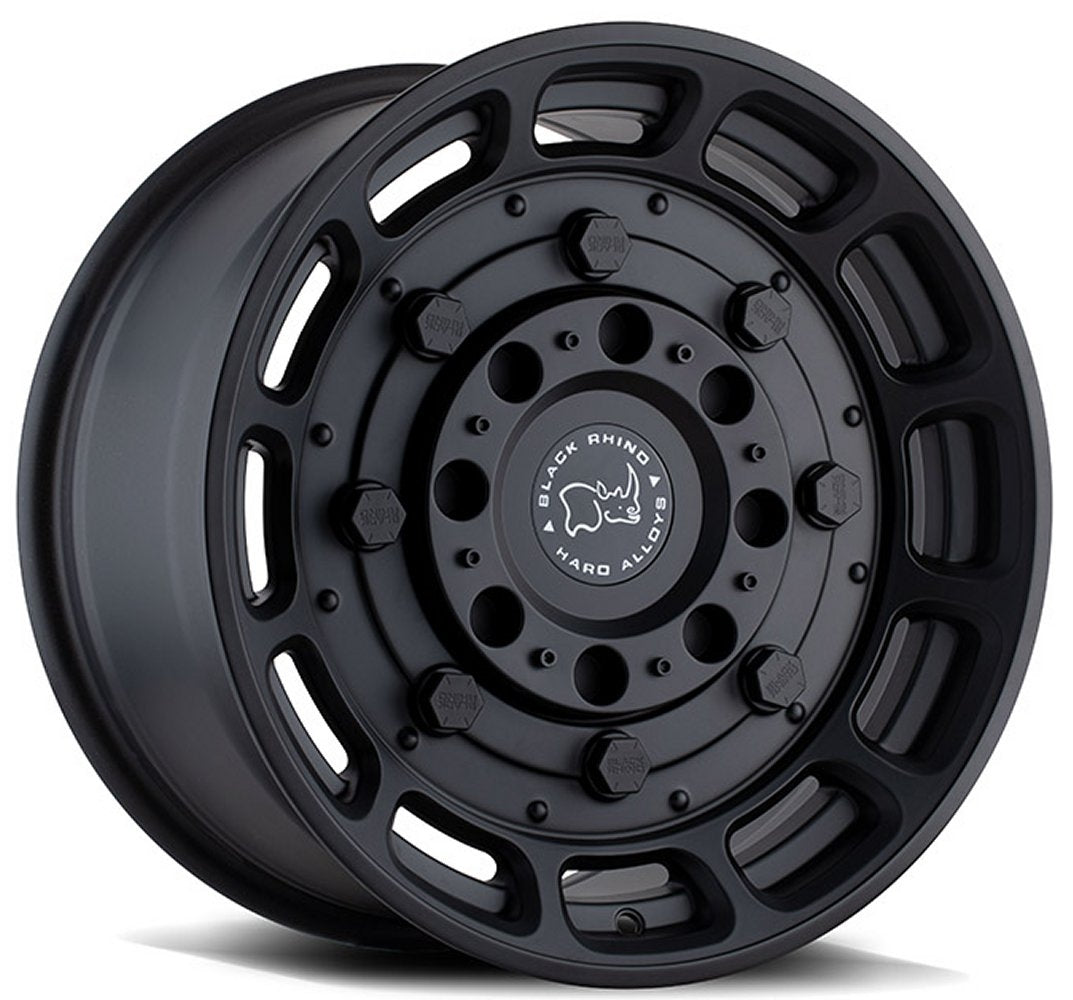 (Clearance - No Returns) 20x9.5 Black Rhino Warthog Matte Black 5x5/127 2mm