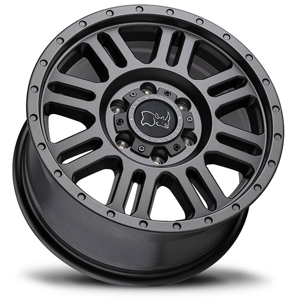16x8 Black Rhino Yellowstone Matte Gunmetal 5x160 45mm