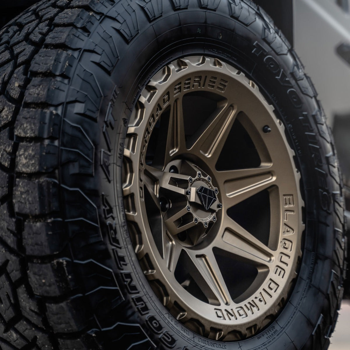 22x10 Blaque Diamond Off-Road BD-O102 Matte Bronze (Flow Forged) 5x5/127 5x5.5/139.7 1mm - Flex Offroad