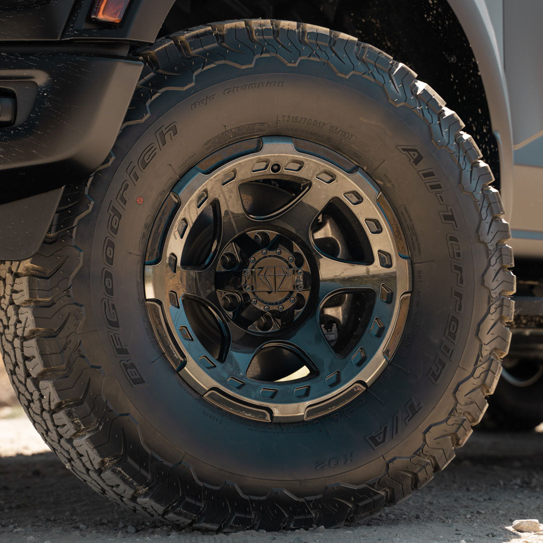 17x9 Blaque Diamond Off-Road BD-O728 Gloss Black Machined & Tinted (Flow Forged) 6x135 6x5.5/139.7 -12mm - Flex Offroad