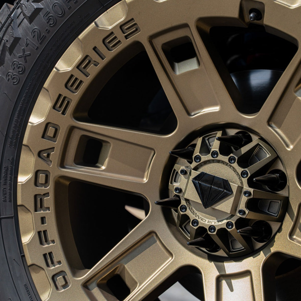 17x9 Blaque Diamond Off-Road BD-O801 Matte Bronze (Flow Forged) 5x5/127 5x5.5/139.7 1mm - Flex Offroad
