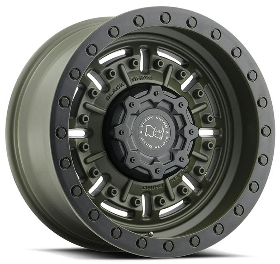 18x9.5 Black Rhino Abrams OD Green 5x5/127 -18mm - Flex Offroad