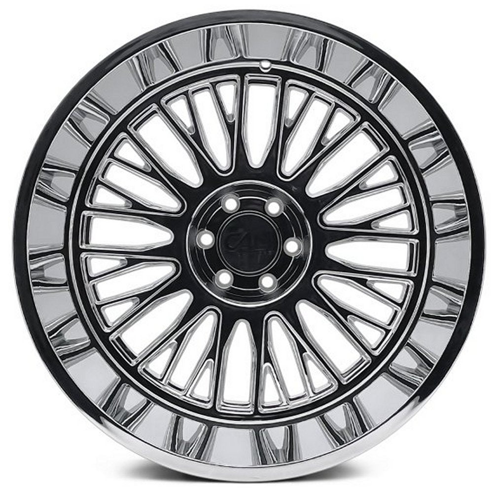 22x12 Cali Off-Road Vertex 9116 Chrome 6x135 -44mm (* May Require Trimming)