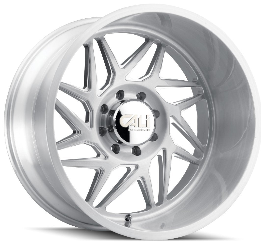 20x12 Cali Off-Road Gemini 9112BGC Brushed & Clear Coated (* May Require Trimming) 8x170 -51mm