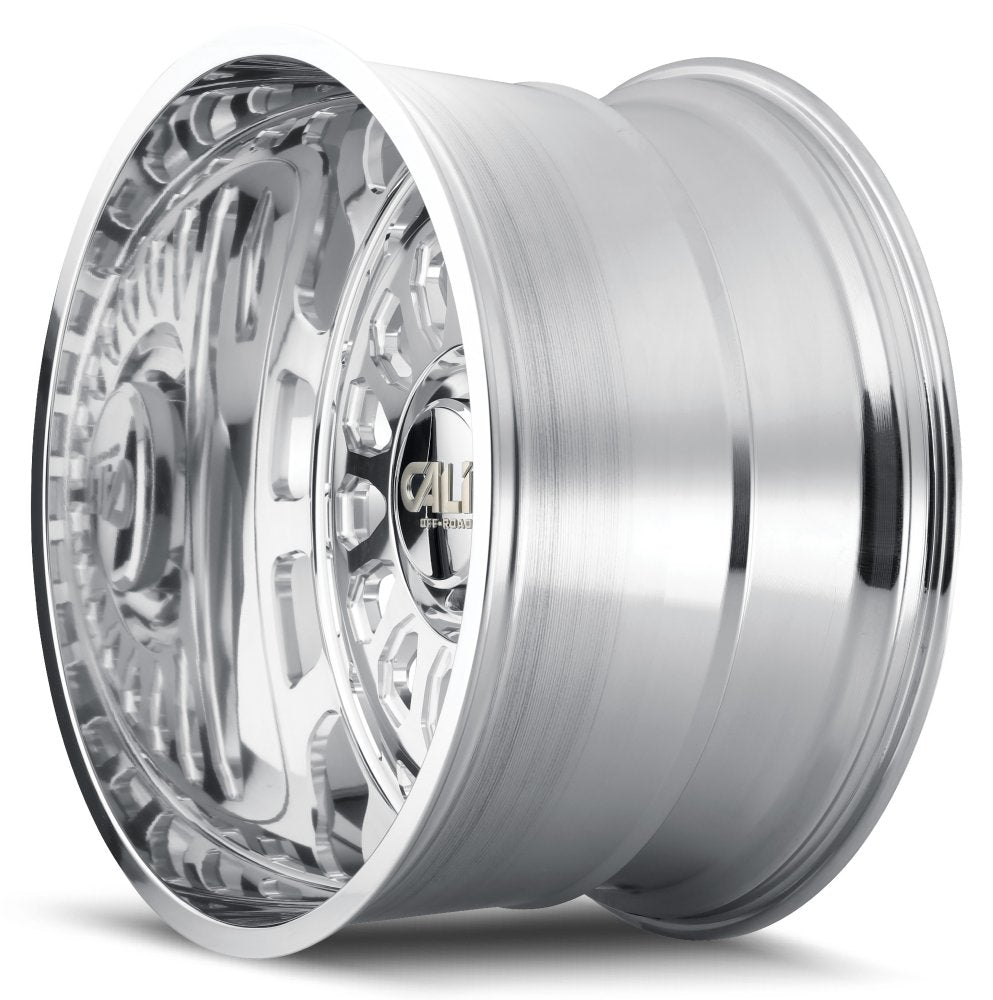 22x12 Cali Off-Road Paradox 9113P Polished w/ Milled Spokes (* May Require Trimming) 6x5.5/139.7 -51mm