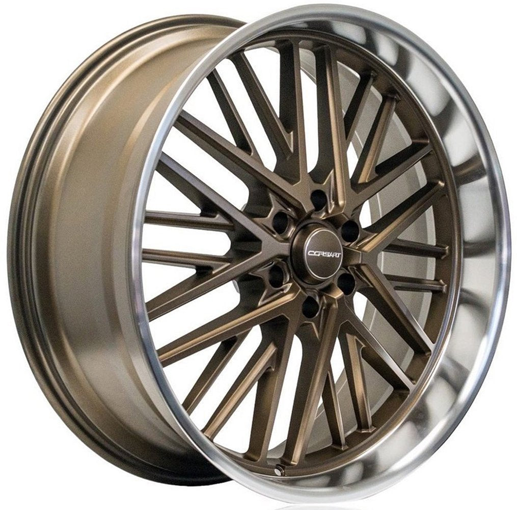 24x9 Corsart Kingpin 6 R506 Matte Bronze Diamond Cut Lip 6x135 24mm