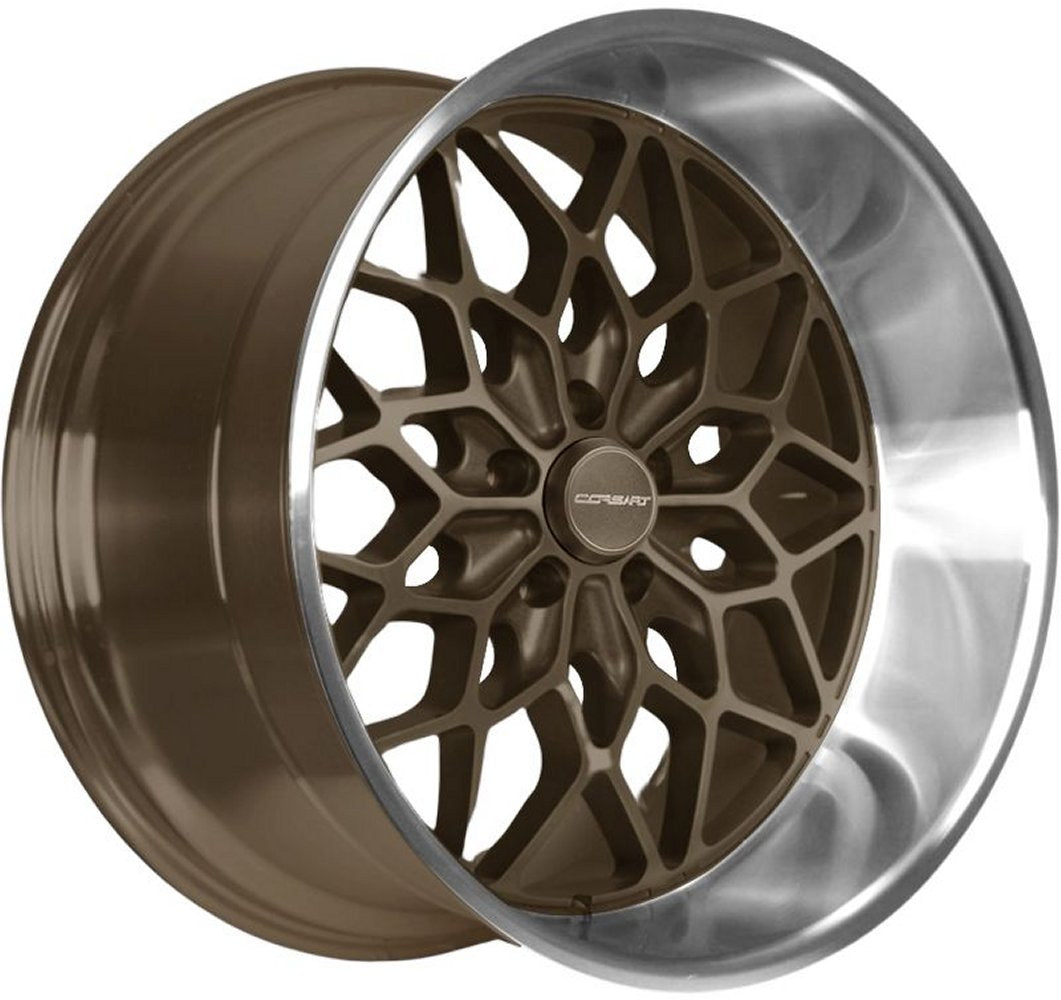 20x8.5 Corsart Gunner R512 Matte Bronze Diamond Cut Lip 5x5/127 6mm