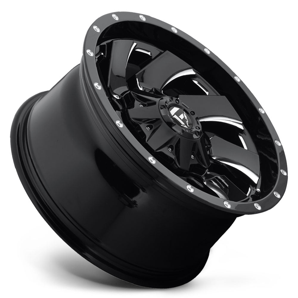 17x9 Fuel Off-Road Cleaver Gloss Black Milled D574 8x6.5/165 1mm - Flex Offroad
