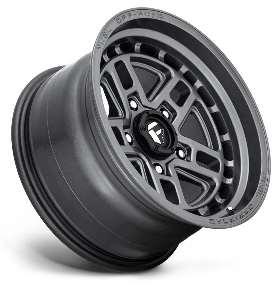 17x9 Fuel Off-Road Nitro 5 Matte Gunmetal D668 5x5/127 -12mm - Flex Offroad