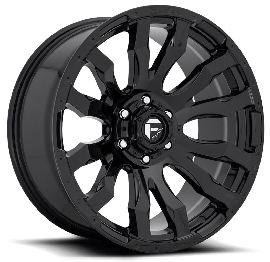 17x9 Fuel Off-Road Blitz Gloss Black D675 8x6.5/165 1mm - Flex Offroad