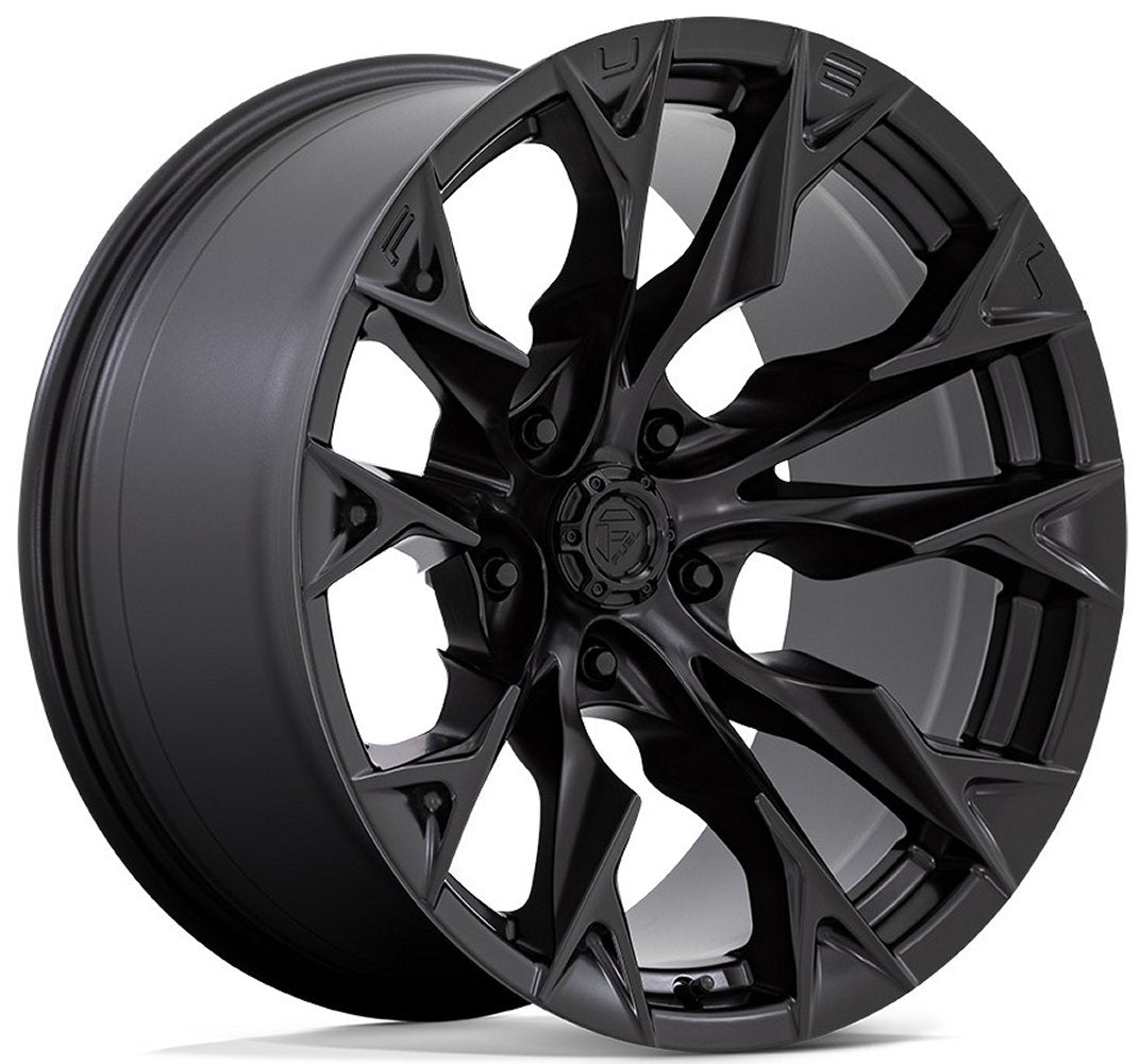 22x12 Fuel Off-Road Flame 5 Blackout D804 (* May Require Trimming) 5x5/127 -44mm - Flex Offroad
