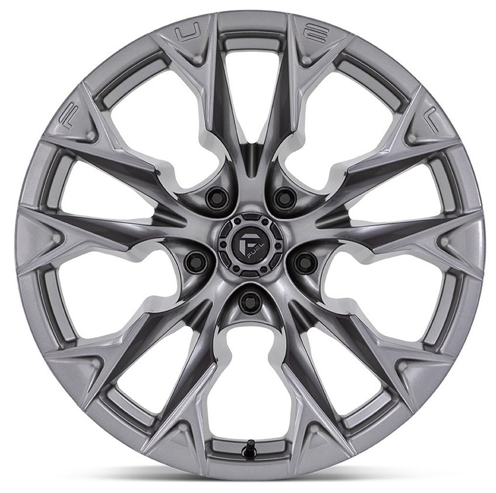 20x10 Fuel Off-Road Flame 5 Platinum D806 5x5.5/139.7 -18mm - Flex Offroad