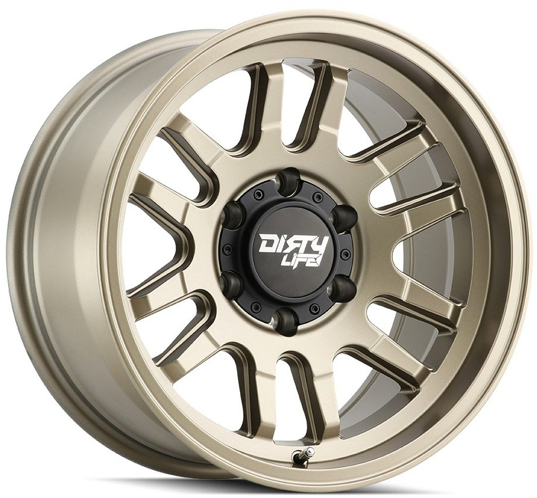 17x9 Dirty Life 9310 Canyon Satin Gold 6x135 0mm - Flex Offroad