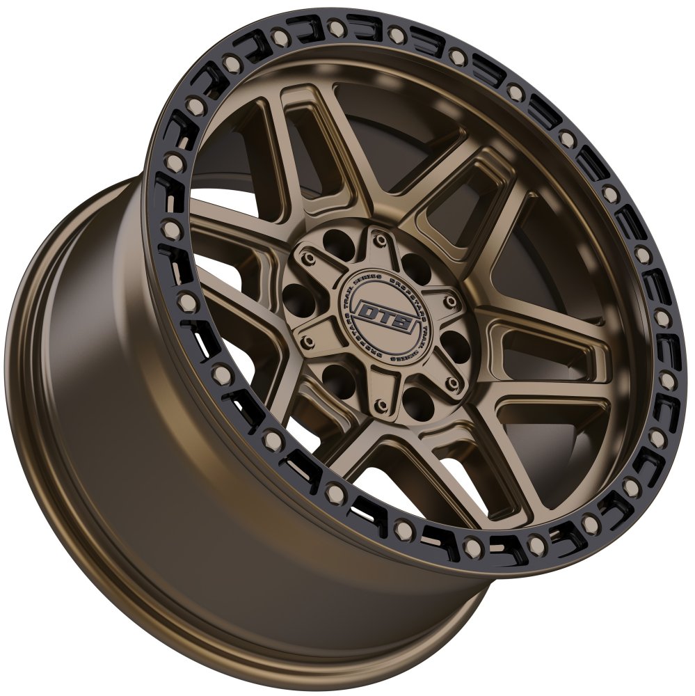 20X10 Dropstars 602SB Satin Bronze w/ Black Lip 6x135 6x5.5/139.7 -19mm