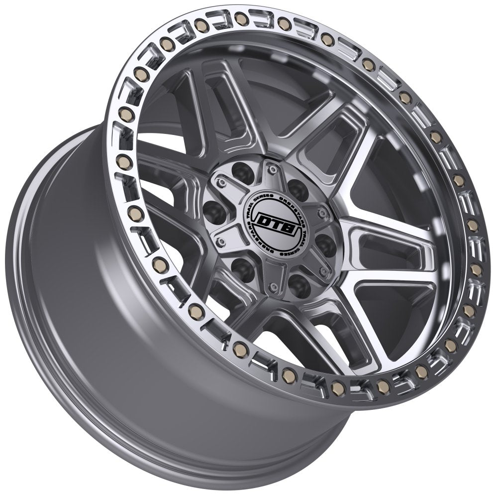 17X9 Dropstars 602SB Silver Machined 6x135 6x5.5/139.7 0mm