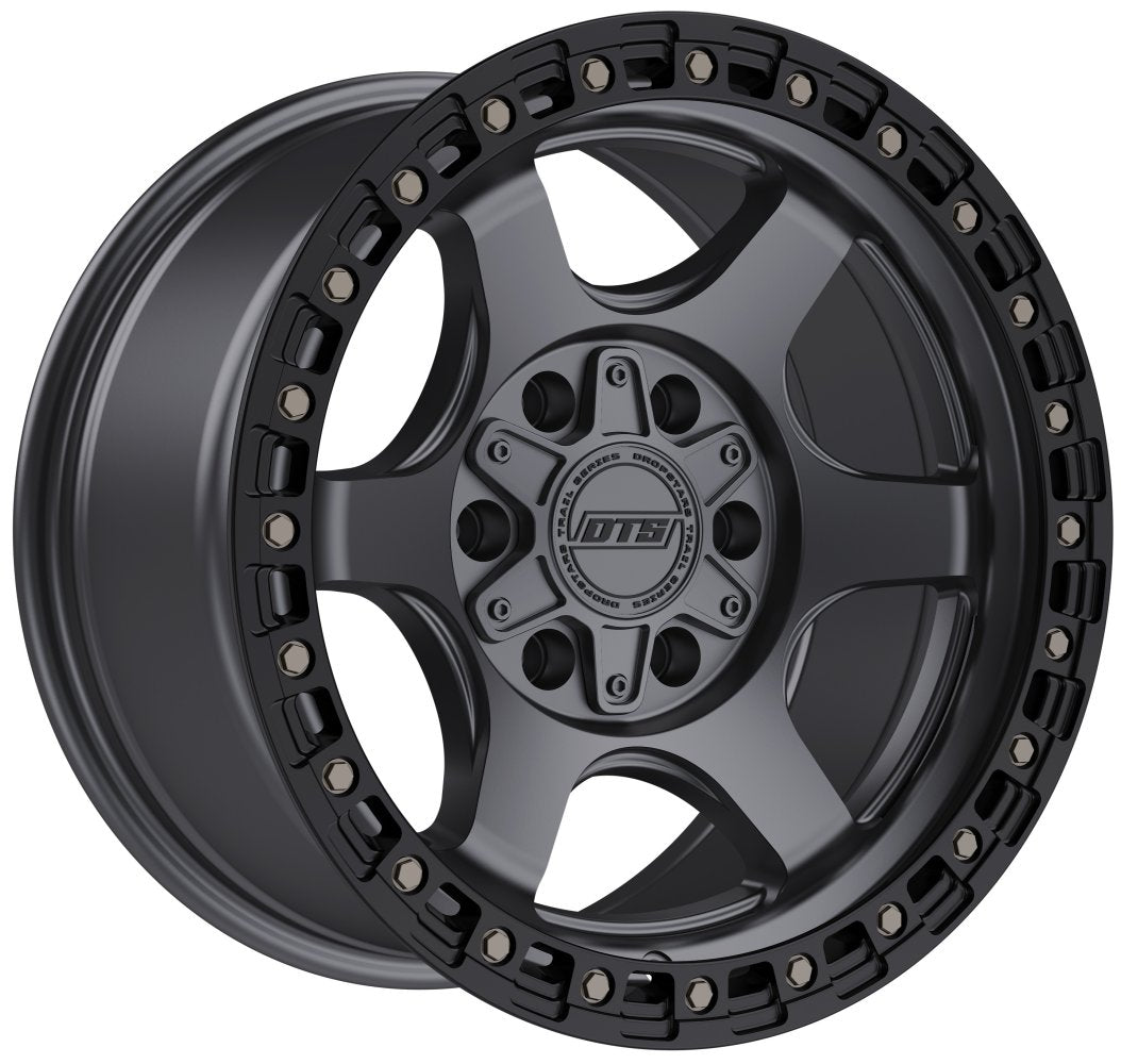 20X9 Dropstars 604AB Anthracite w/ Black Ring 6x135 6x5.5/139.7 0mm