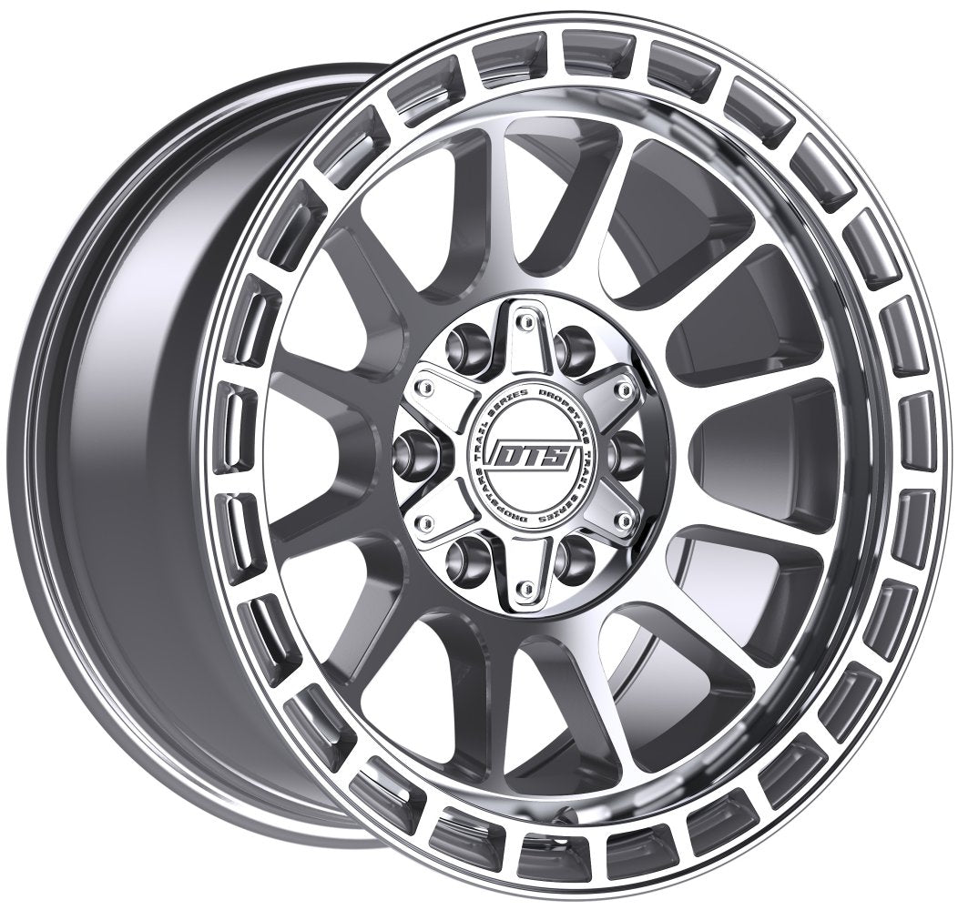 20X10 Dropstars 606MS Silver Machined 8x6.5/165 -19mm