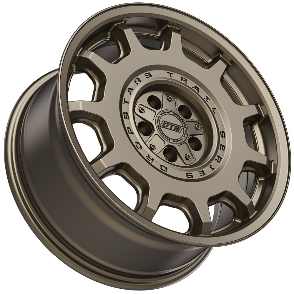 18X8 Dropstars 607BZ Satin Bronze 5x4.25/108 5x4.5/114.3 35mm