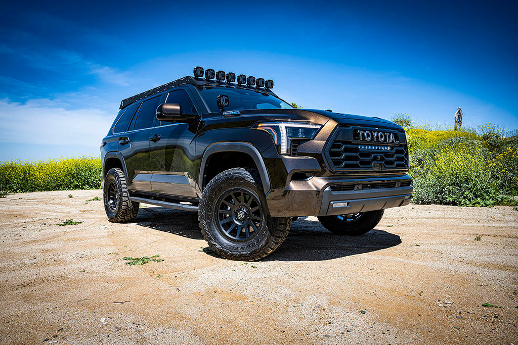 ICON 2022-2025 Toyota Tundra 1.25-3.5" Lift/2023-2025 Sequoia 3-4.5" Lift, Front, V.S. 2.5 Series Coilover Kit, Remote Reservoir w/ CDCV, Pair 58770c