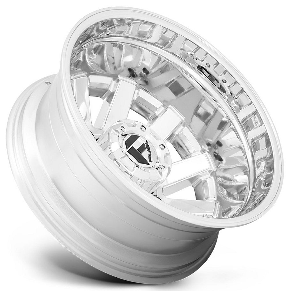 20x8.25 Fuel Off-Road Maverick Chrome Dually Rear Outer D536 10x225 -202MM 170.1 C.B. - Flex Offroad