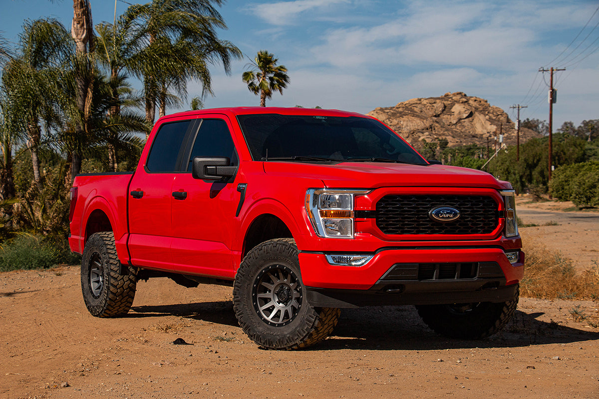 ICON 2021-2023 Ford F-150 2WD, 0-3" Lift, Front, V.S. 2.5 Series Coilovers, Remote Reservoir w/ CDCV, Pair 91818c