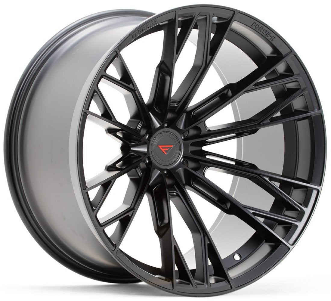22x10 Ferrada Forge-8 Off-Road FTR11 Noir Black (Rotary Forged) 6x135 -18mm - Flex Offroad
