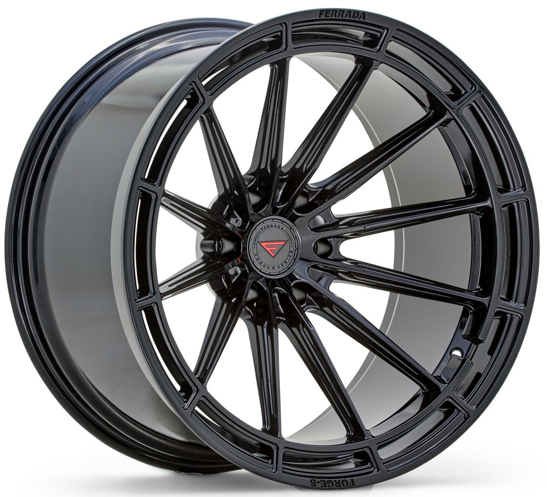 22x12 Ferrada Forge-8 Off-Road FTR14 Obsidian Black (Rotary Forged) (* May Require Trimming) 6x135 -44mm