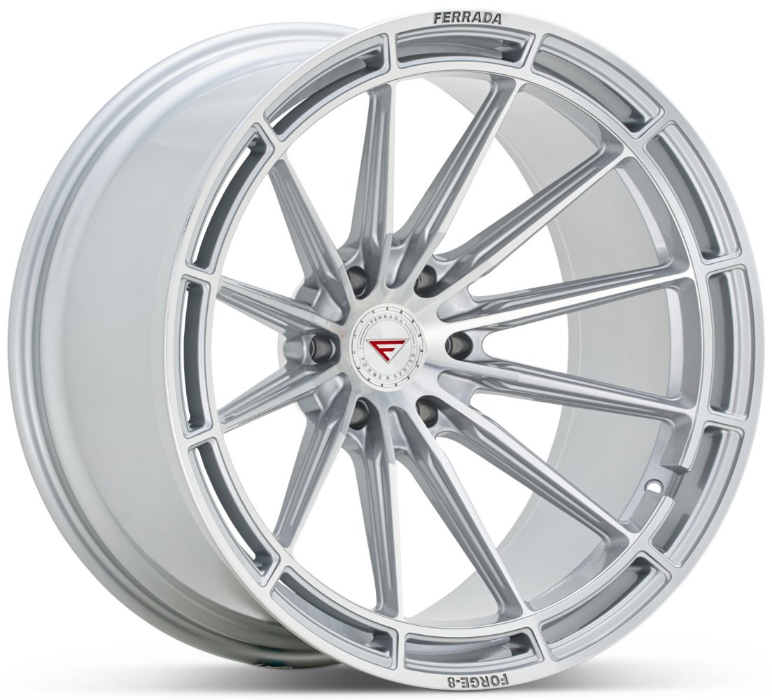 20x10 Ferrada Forge-8 Off-Road FTR14 Machine Silver (Rotary Forged) 6x135 -18mm
