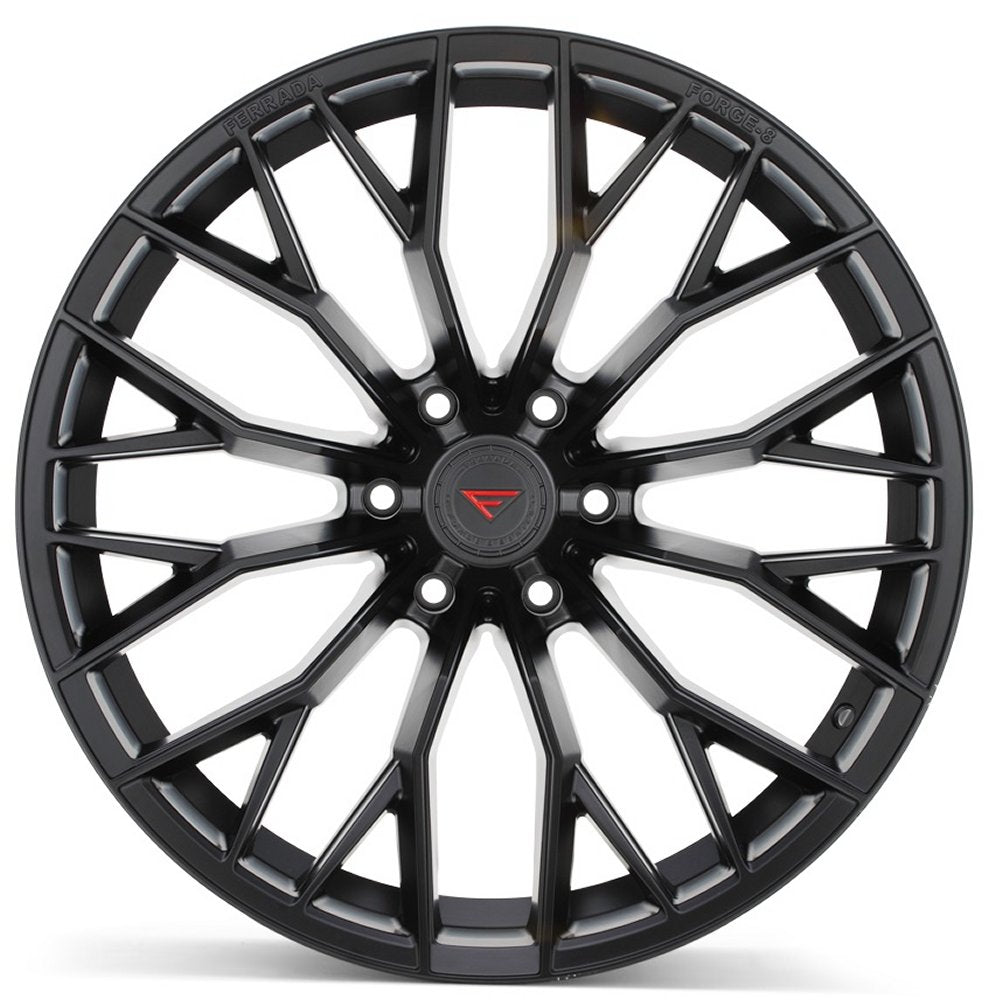 20x9.5 Ferrada Forge-8 Off-Road FTR9 Noir Black (Rotary Forged) 6x5.5/139.7 15mm - Flex Offroad