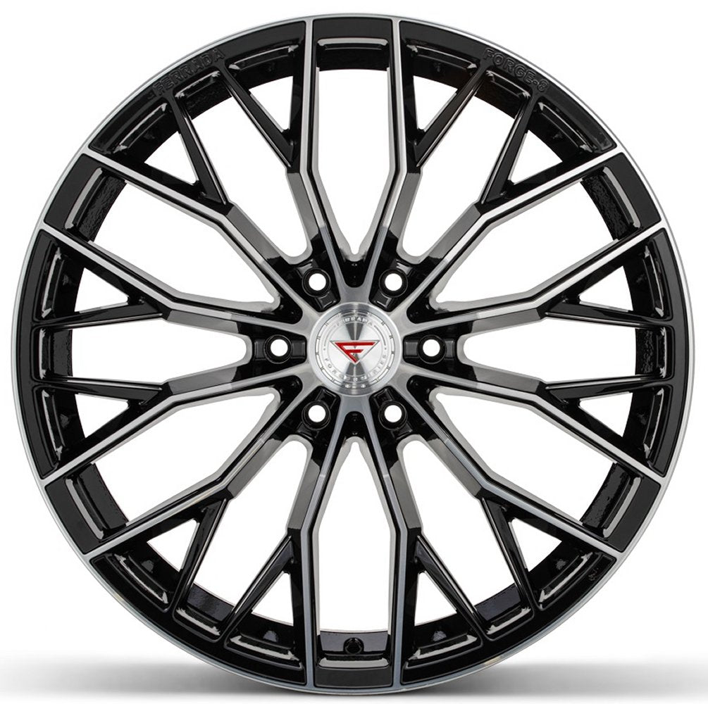 22x10 Ferrada Forge-8 Off-Road FTR9 Machine Black (Rotary Forged) 6x135 -18mm - Flex Offroad