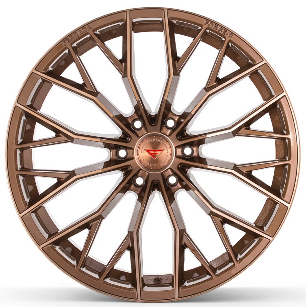 20x10 Ferrada Forge-8 Off-Road FTR9 Machine Cobre (Rotary Forged) 6x135 -18mm - Flex Offroad