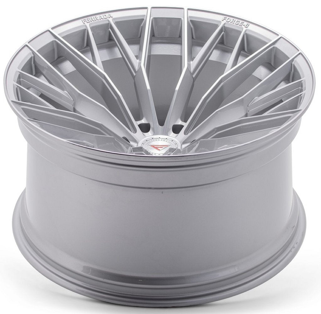 22x12 Ferrada Forge-8 Off-Road FTR9 Machine Silver (Rotary Forged) (* May Require Trimming) 6x5.5/139.7 -44mm - Flex Offroad