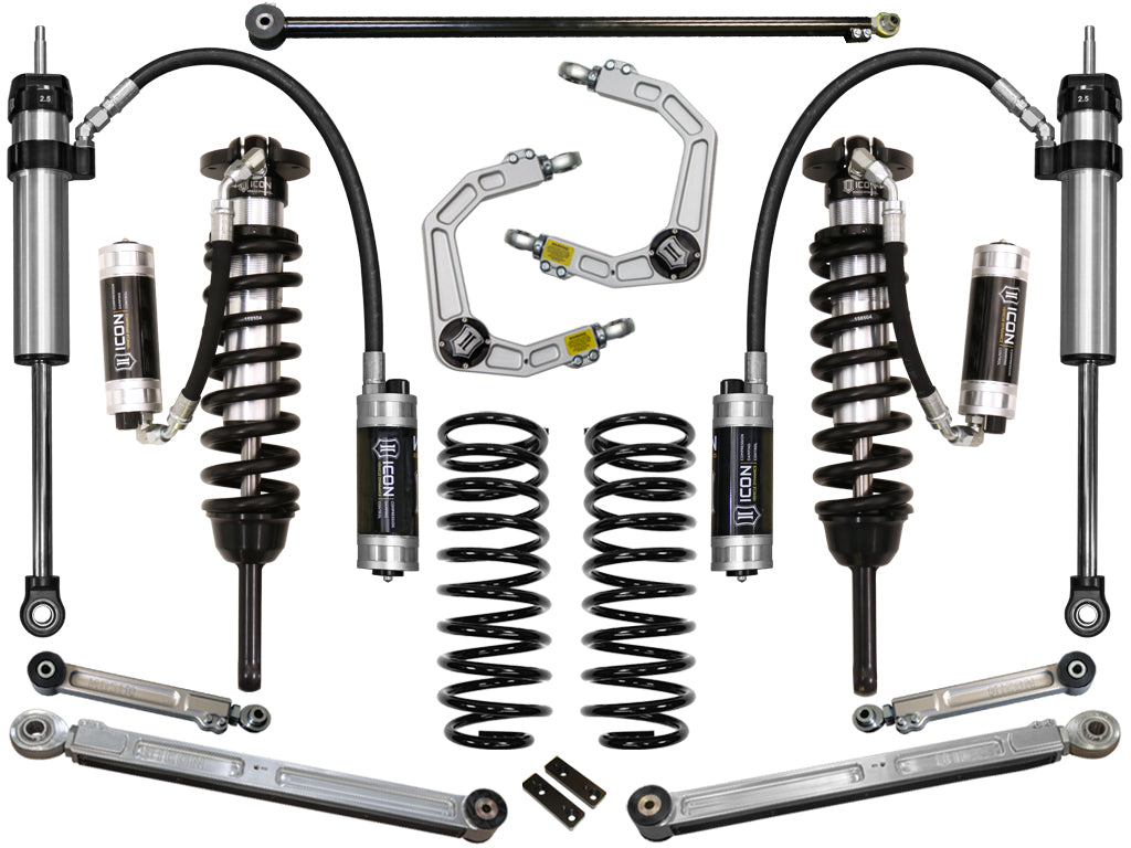 ICON 2010-2024 Toyota 4Runner/2010-2014 Toyota FJ Cruiser, 0-3.5" Lift Stage 7 Suspension System, Billet UCA k53067
