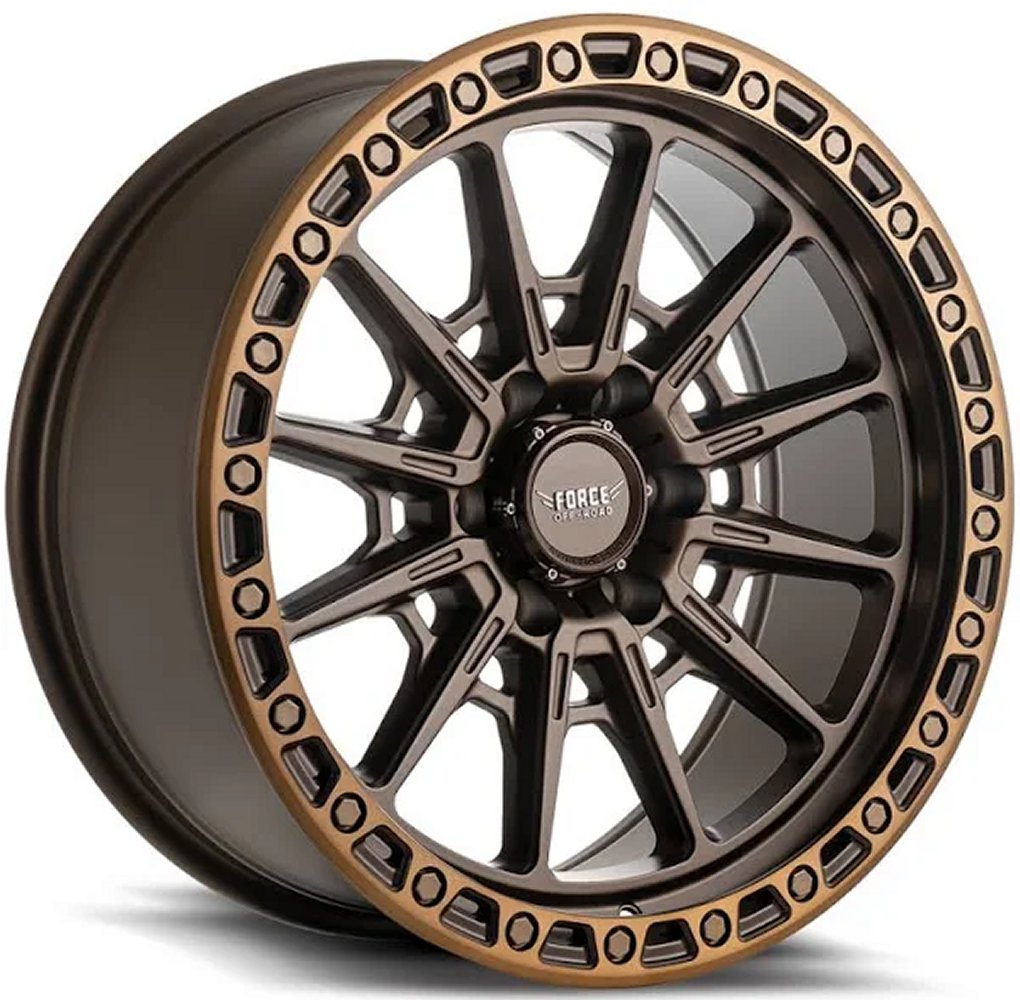 20x9 Force Off-Road F46 Gloss Bronze Machined Brown Tinted 5x5/127 0mm - Flex Offroad