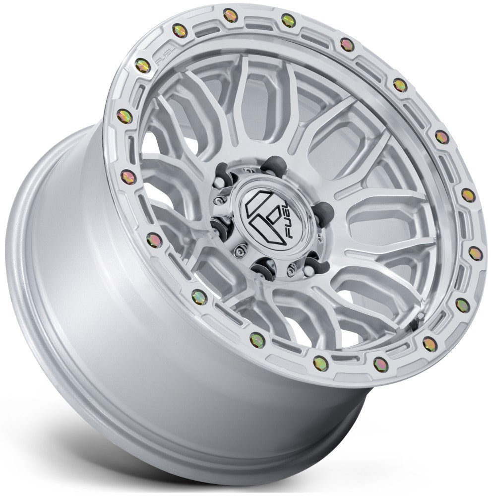 20X9 Fuel Off-Road Surge Gloss Silver Machined FC881 8x180 20mm