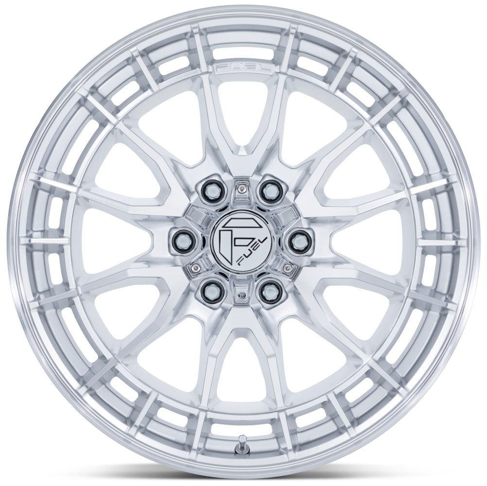 20X9 Fuel Off-Road Revolt Hypersilver Machined FC888 6x5.5/139.7 20mm
