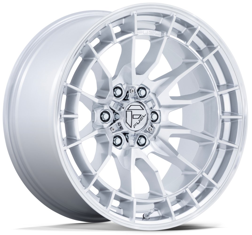 20X9 Fuel Off-Road Revolt Hypersilver Machined FC888 6x5.5/139.7 20mm