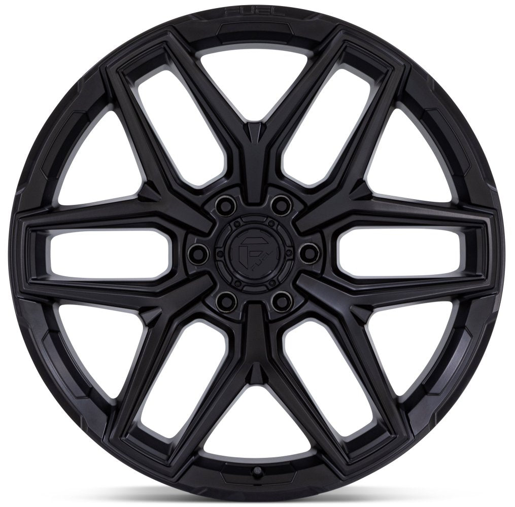 22x9.5 Fuel Off-Road Flux Blackout FC854 6x135 20mm - Flex Offroad