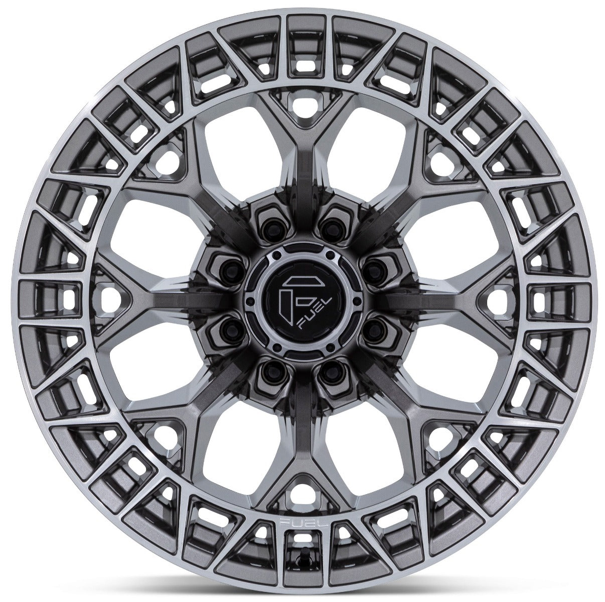 20X10 Fuel Off-Road Charger Platinum (8-Lug) FC873 8x170 -18mm