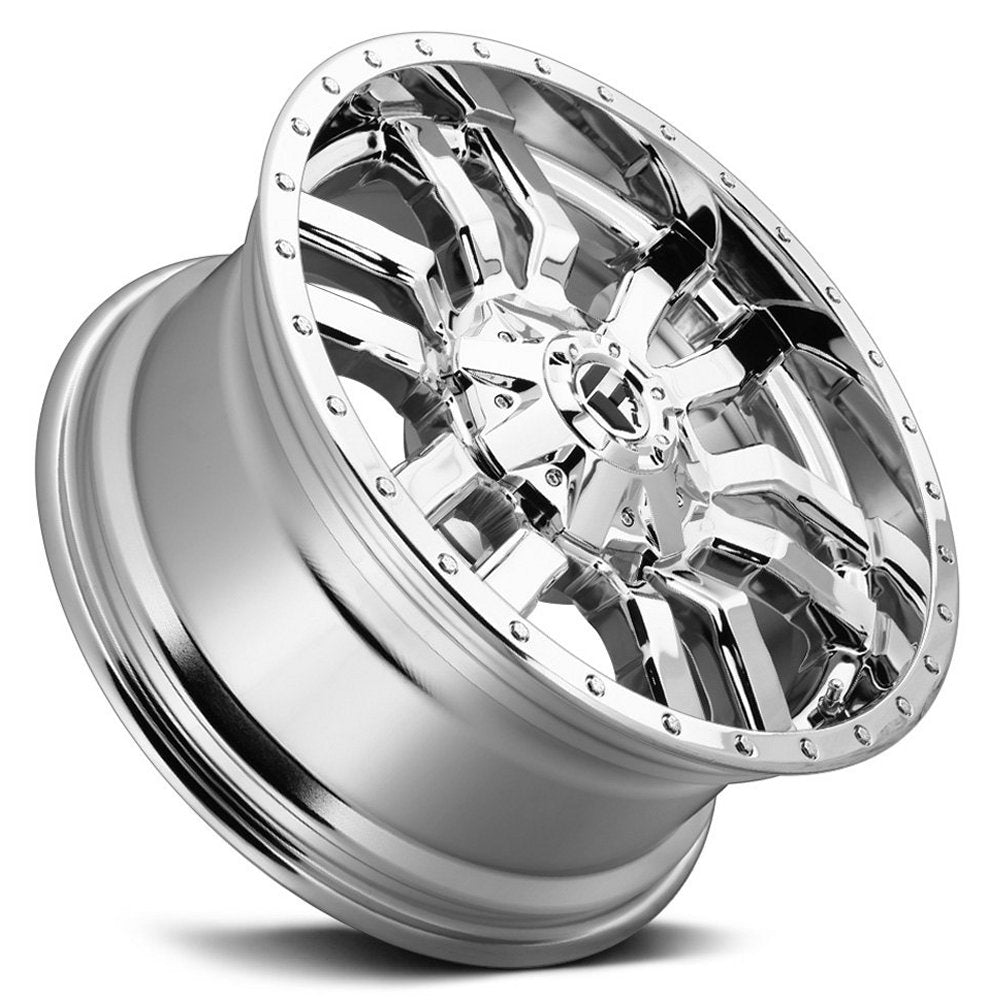 20x9 Fuel Off-Road Sledge Chrome D631 6x135 6x5.5/139.7 20mm - Flex Offroad
