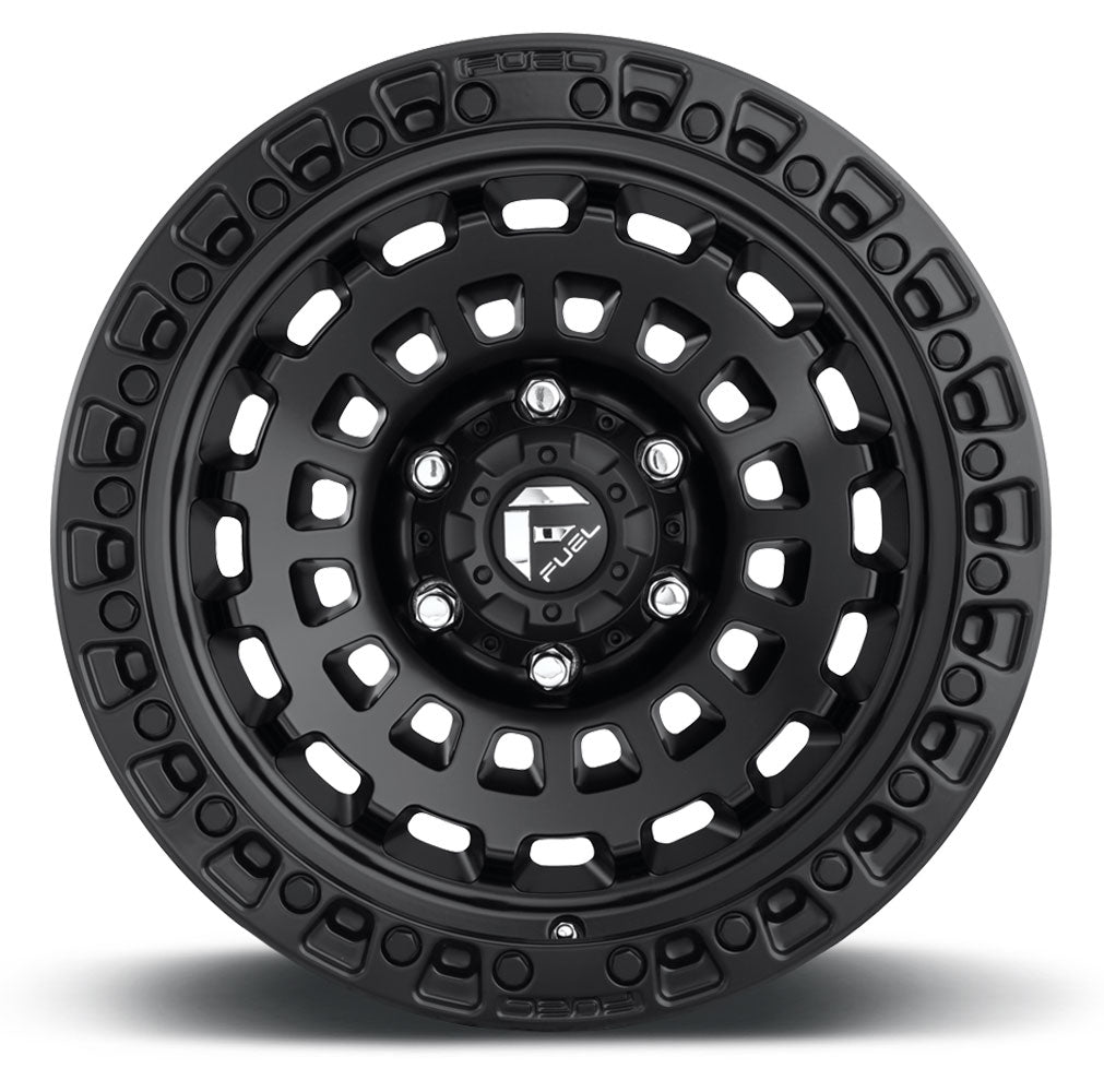 18x9 Fuel Off-Road Zephyr Matte Black D633 (Truck) 6x5.5/139.7 -12mm