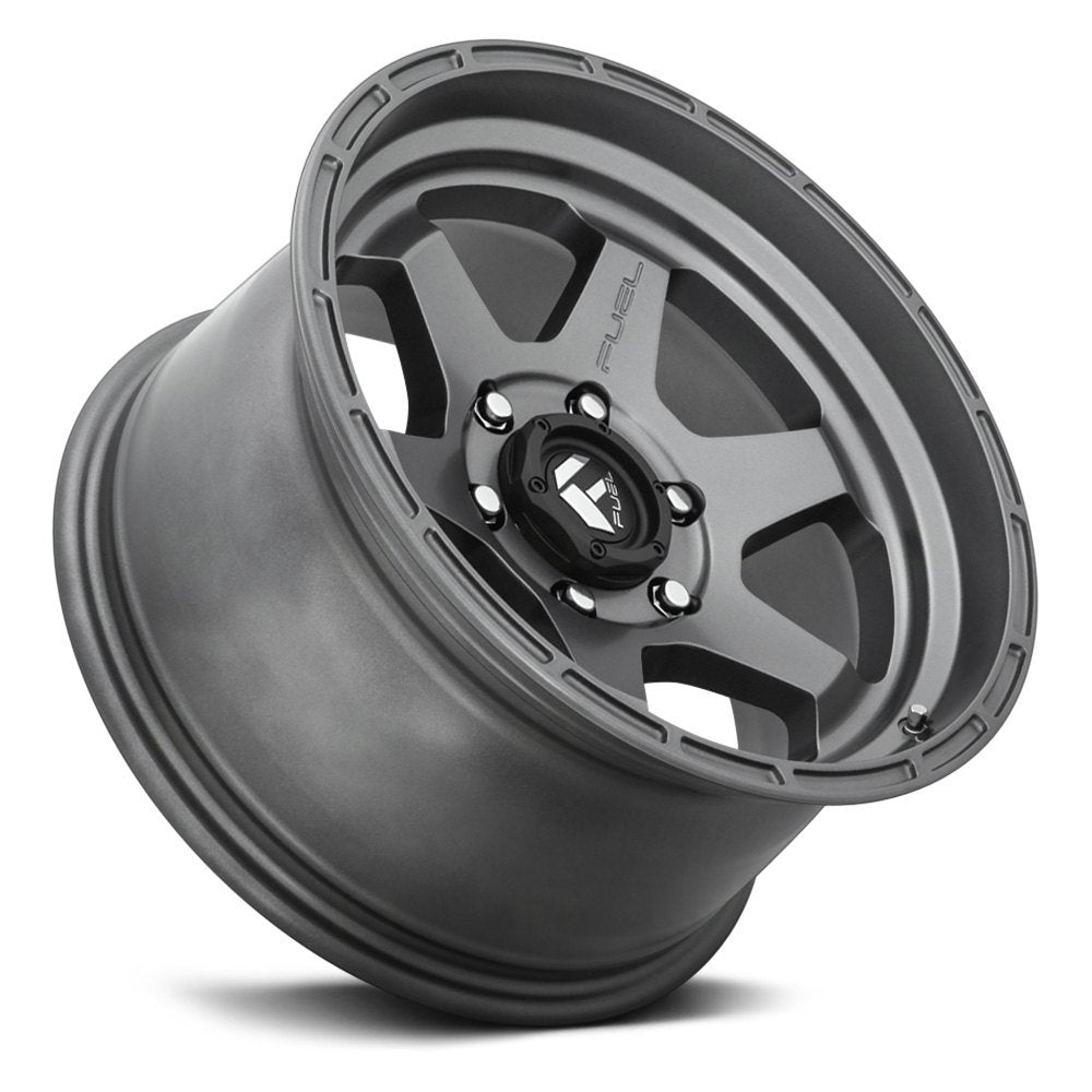 17x9 Fuel Off-Road Shok Matte Gunmetal D665 6x5.5/139.7 -12mm - Flex Offroad