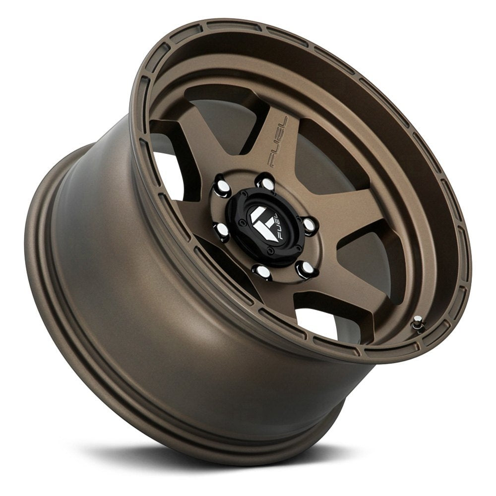 18x9 Fuel Off-Road Shok Matte Bronze D666 6x5.5/139.7 1mm - Flex Offroad